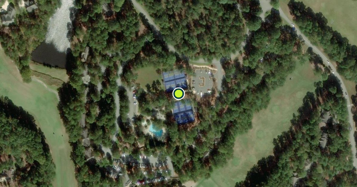 Satellite view of Greene County Pickleball Courts