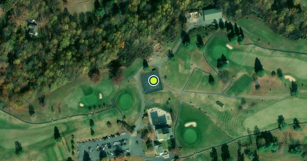 Satellite view of Greene County Pickleball Courts
