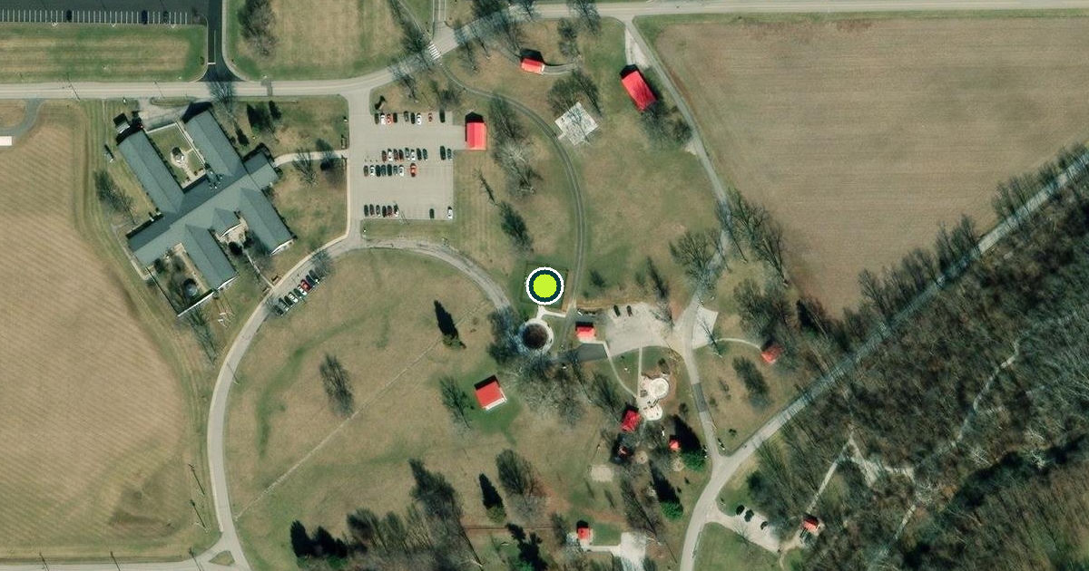 Satellite view of Greensburg Pickleball Courts