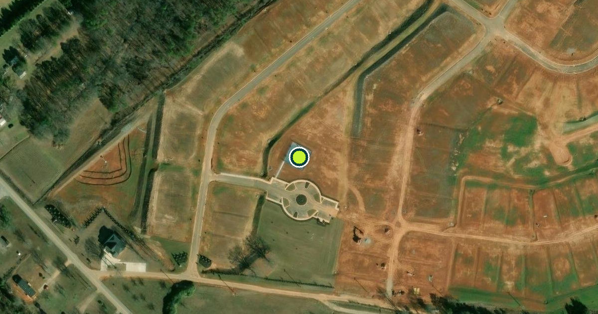 Satellite view of Greenville County Pickleball Courts