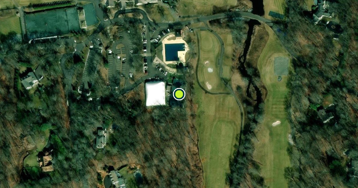 Satellite view of Greenwich Pickleball Courts