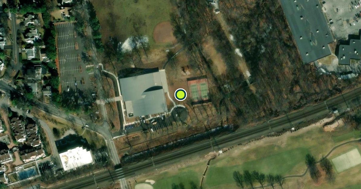 Satellite view of Greenwich Pickleball Courts