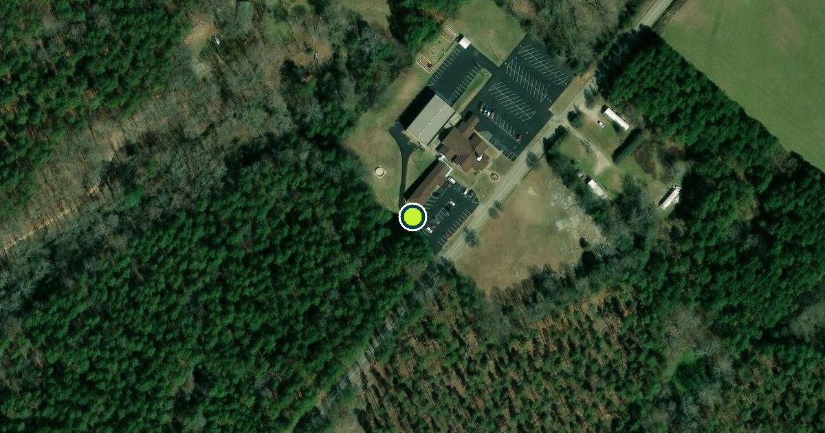 Satellite view of Greenwood County Pickleball Courts