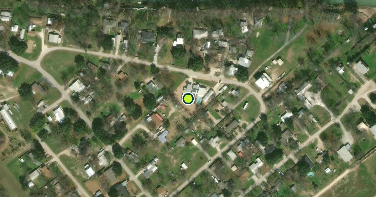 Satellite view of Guadalupe County Pickleball Courts