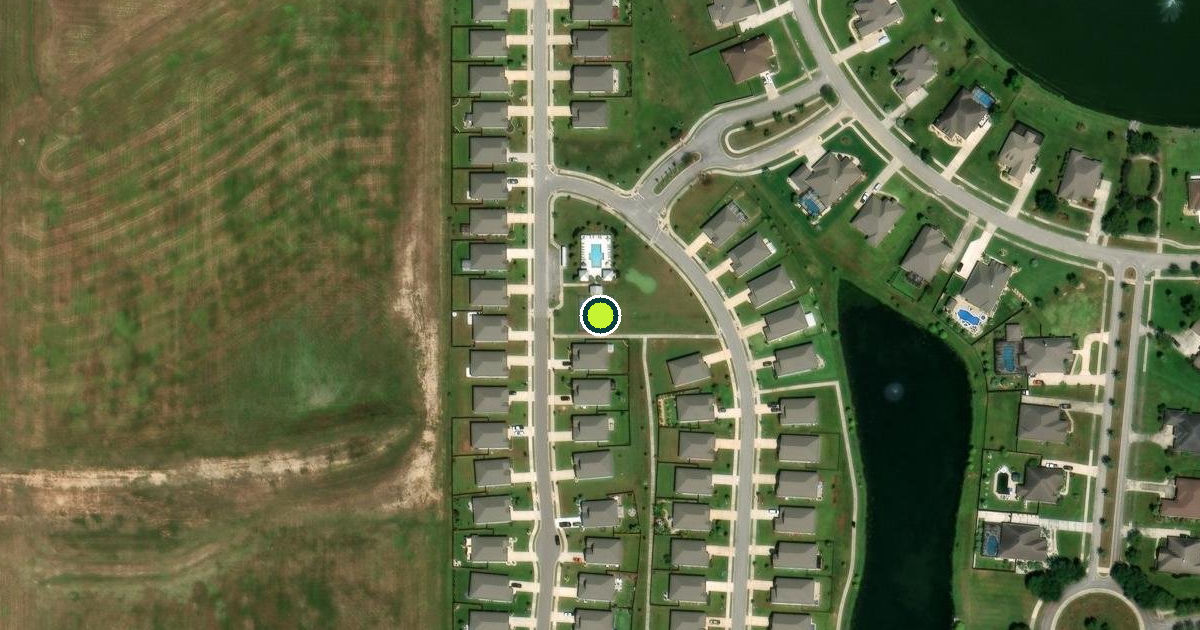 Satellite view of Gulf Shores Pickleball Courts