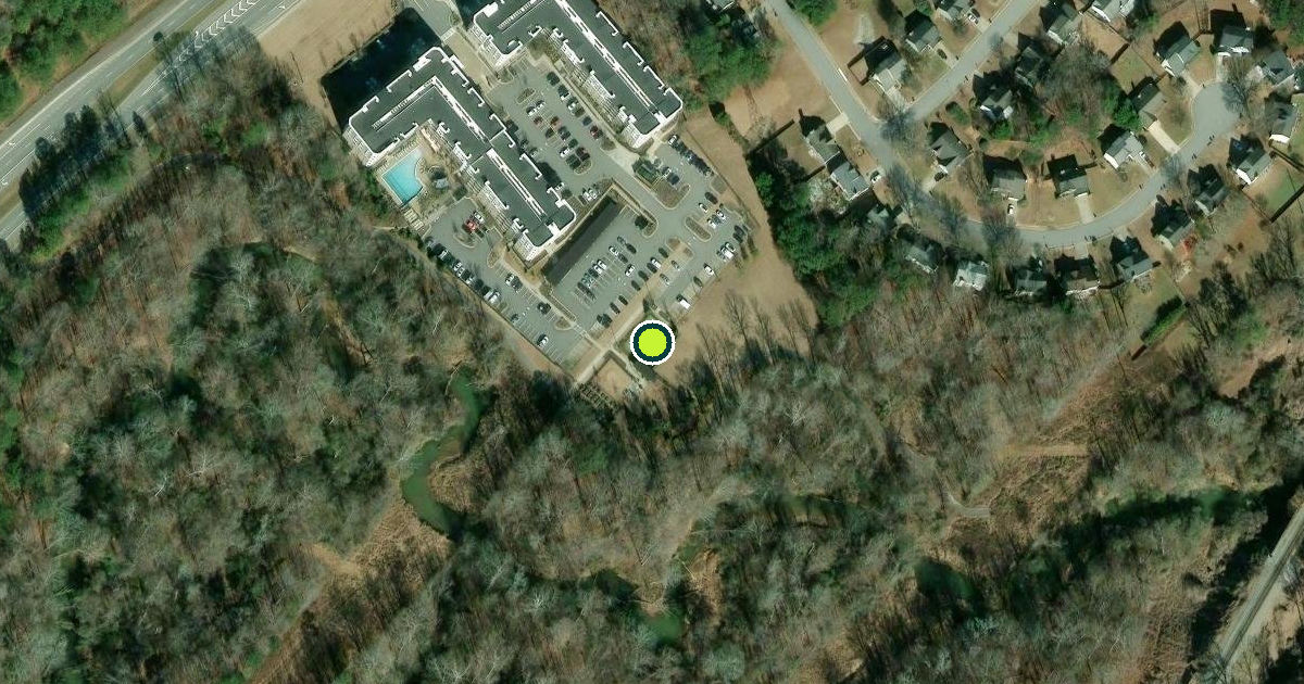 Satellite view of Gwinnett County Pickleball Courts