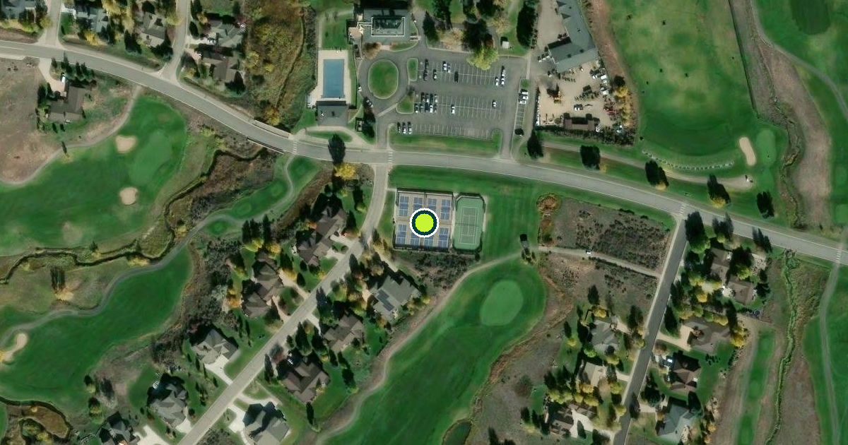 Satellite view of Gypsum Pickleball Courts