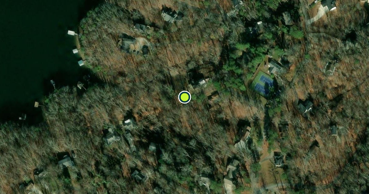 Satellite view of Hall County Pickleball Courts