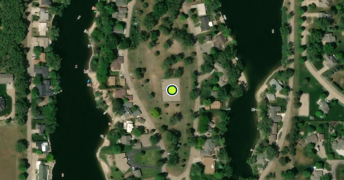 Satellite view of Hall County Pickleball Courts