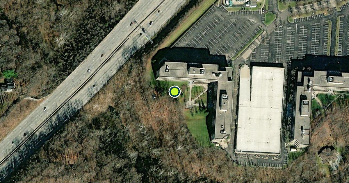 Satellite view of Hamilton County Pickleball Courts