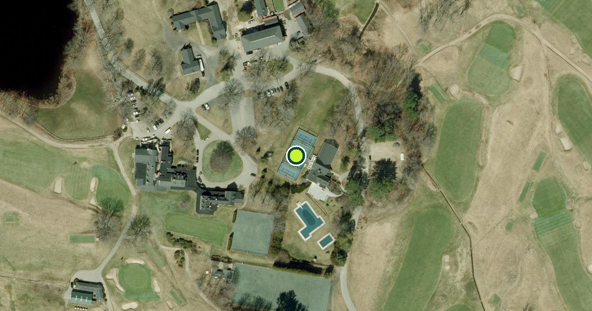 Satellite view of Hamilton Pickleball Courts