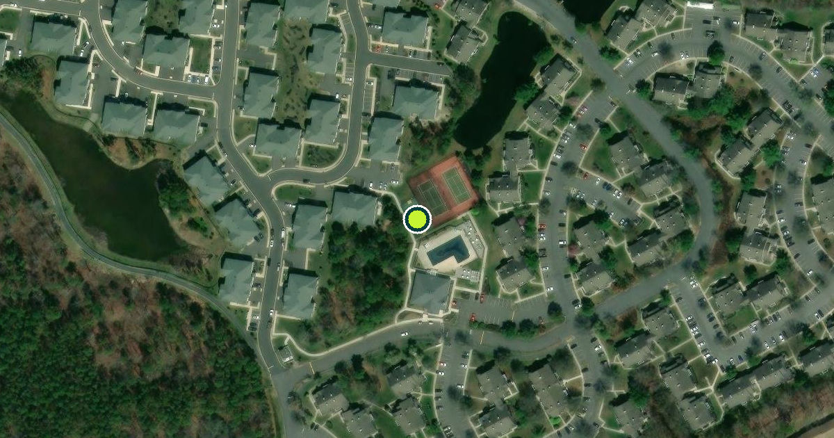 Satellite view of Hamilton Township Pickleball Courts