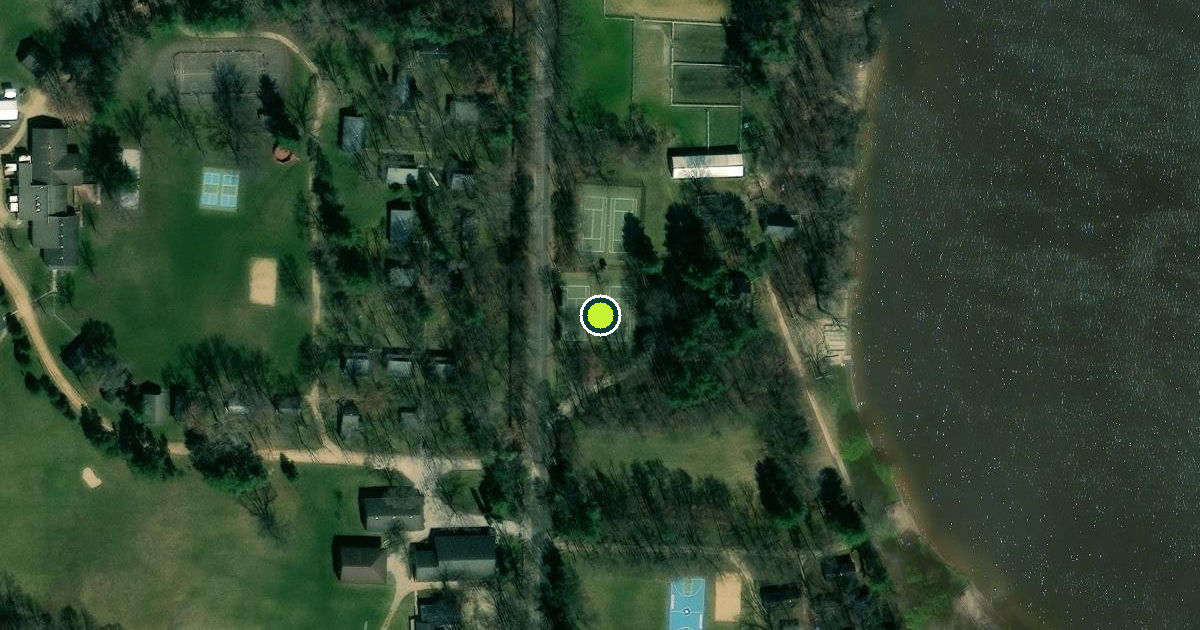 Satellite view of Hamilton Township Pickleball Courts