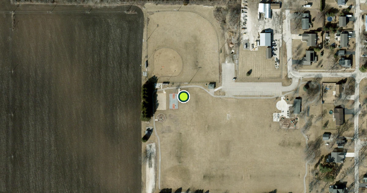 Satellite view of Hampshire Pickleball Courts