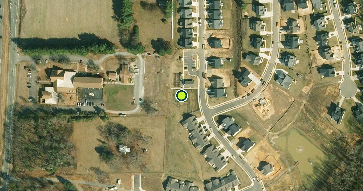 Satellite view of Hanover County Pickleball Courts