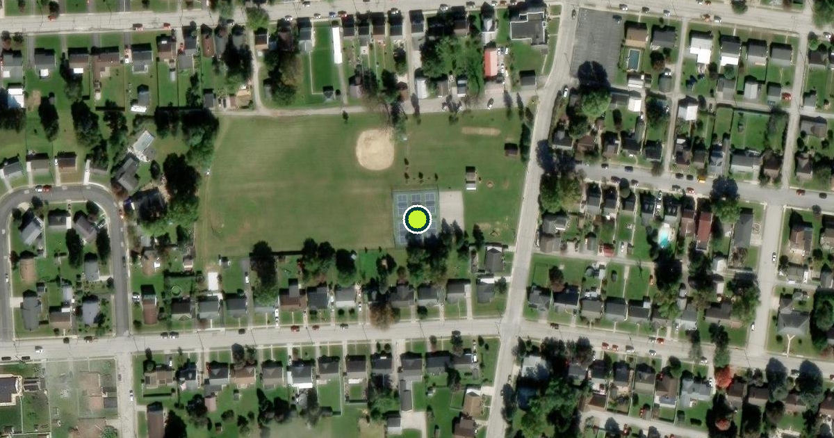 Satellite view of Hanover Pickleball Courts