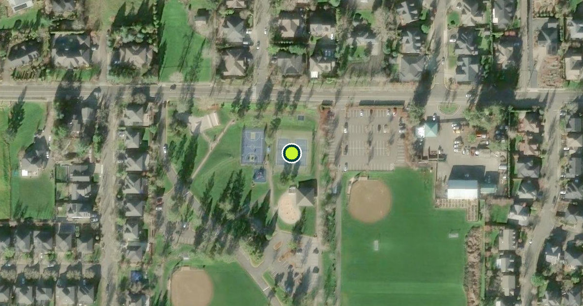 Satellite view of Happy Valley Pickleball Courts