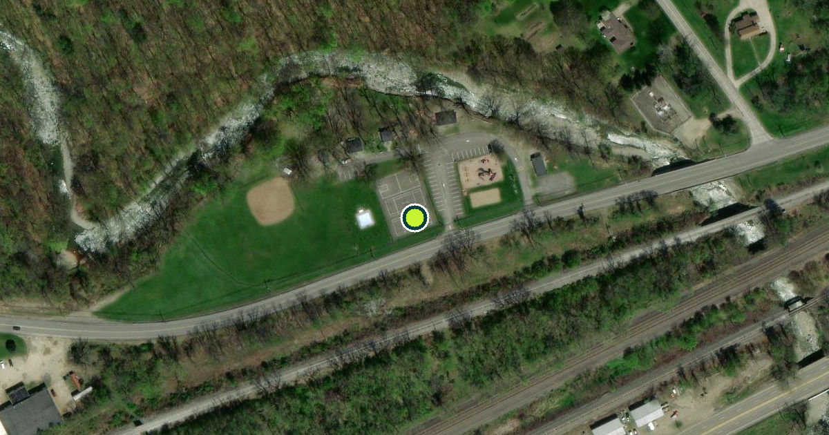 Satellite view of Harborcreek Township Pickleball Courts