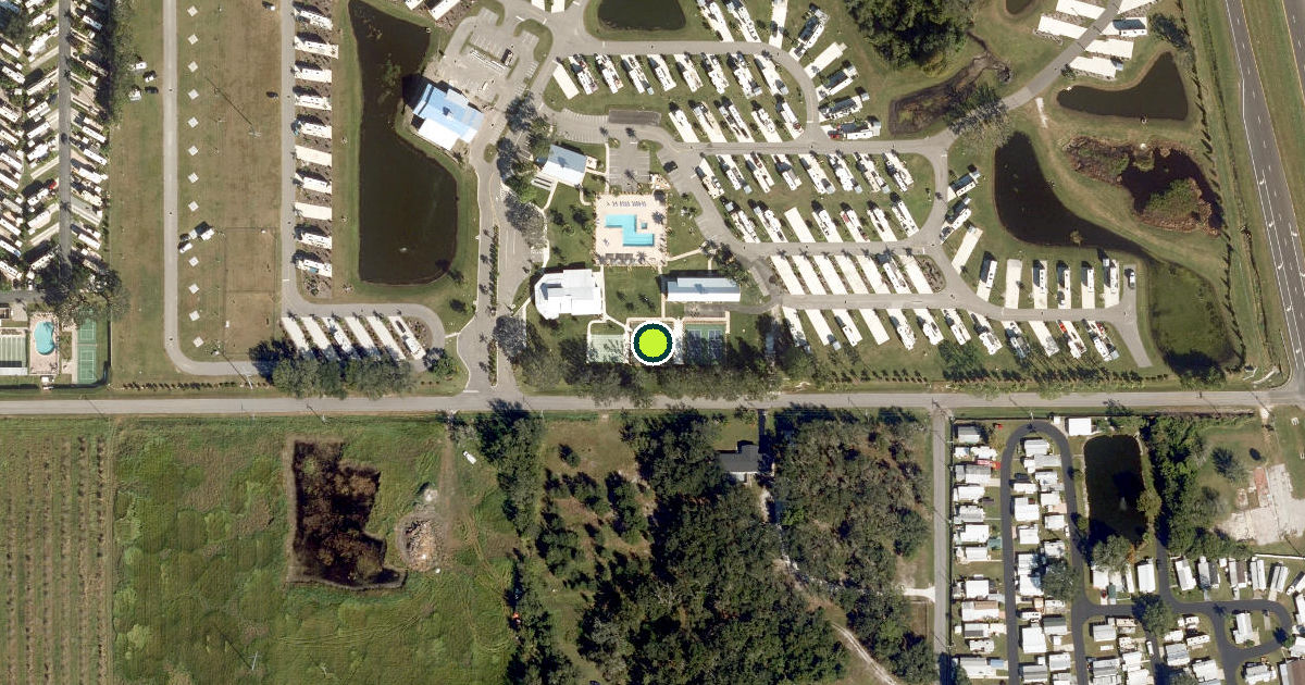 Satellite view of Hardee County Pickleball Courts