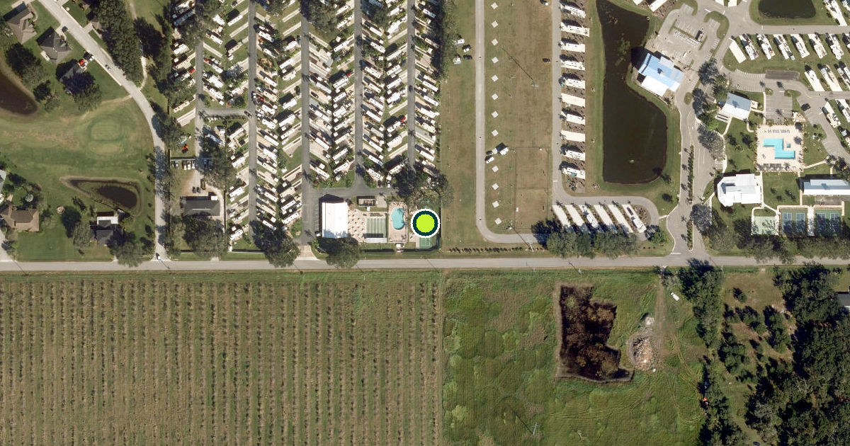 Satellite view of Hardee County Pickleball Courts