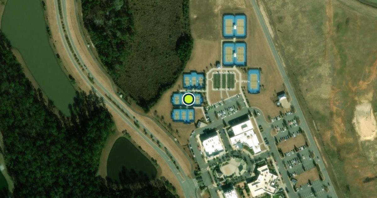 Satellite view of Hardeeville Pickleball Courts