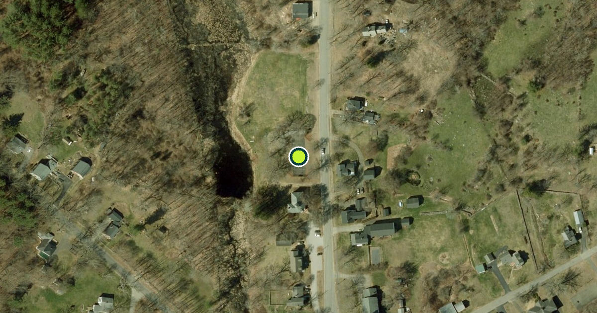 Satellite view of Hardwick Pickleball Courts