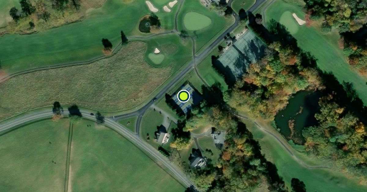 Satellite view of Harford County Pickleball Courts