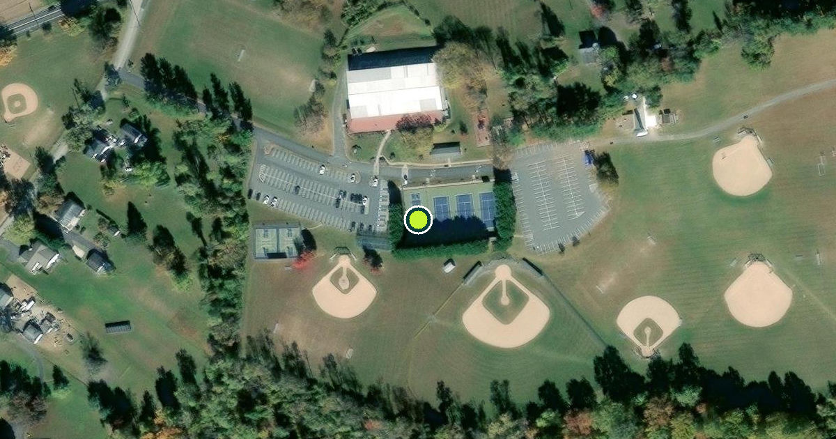 Satellite view of Harford County Pickleball Courts