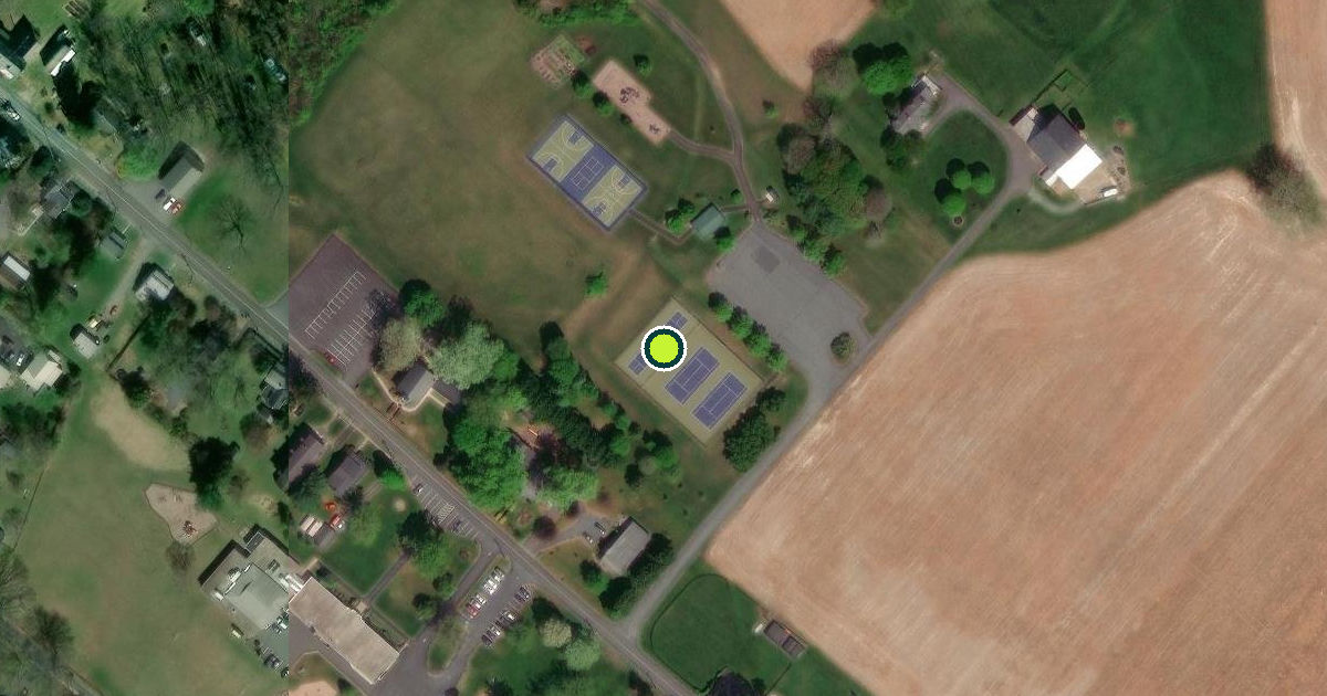 Satellite view of Harford County Pickleball Courts