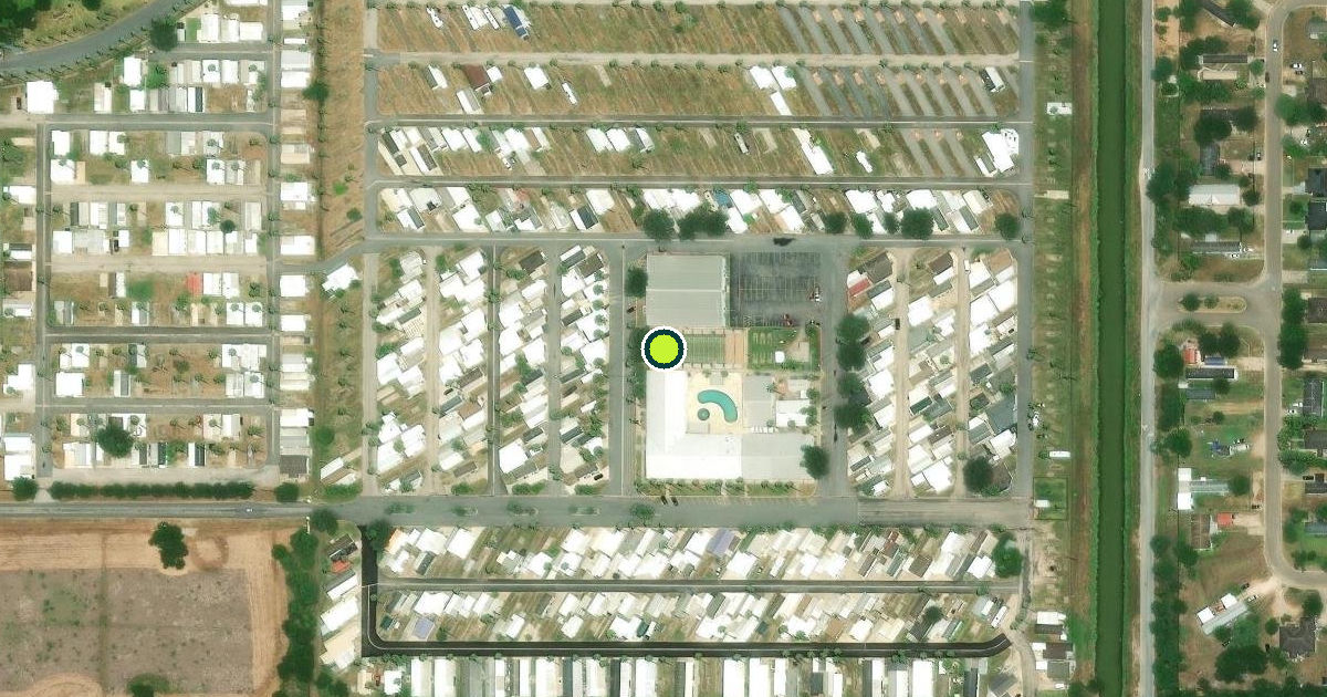 Satellite view of Harlingen Pickleball Courts