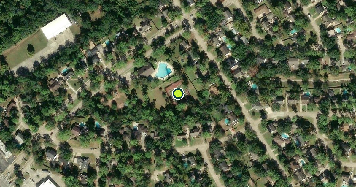 Satellite view of Harris County Pickleball Courts