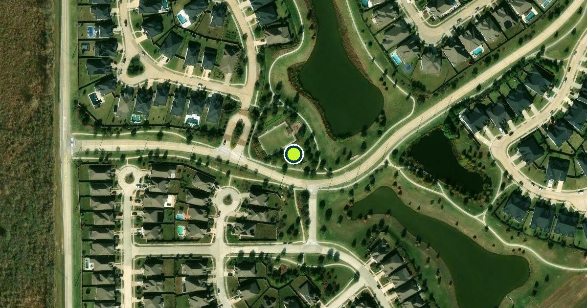 Satellite view of Harris County Pickleball Courts