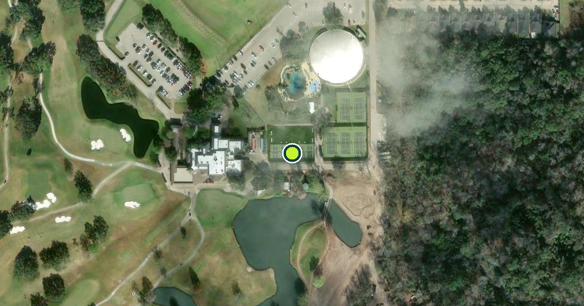 Satellite view of Harris County Pickleball Courts