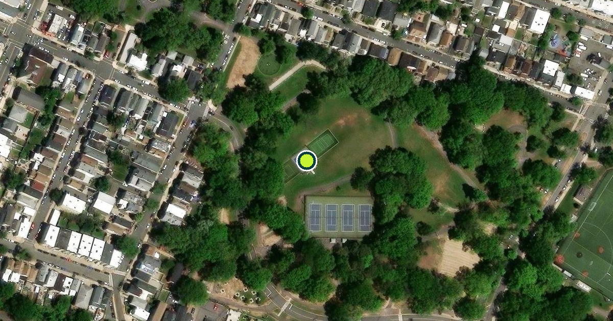 Satellite view of Harrison Pickleball Courts