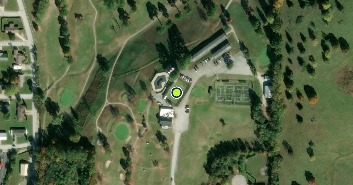 Satellite view of Harrison Pickleball Courts