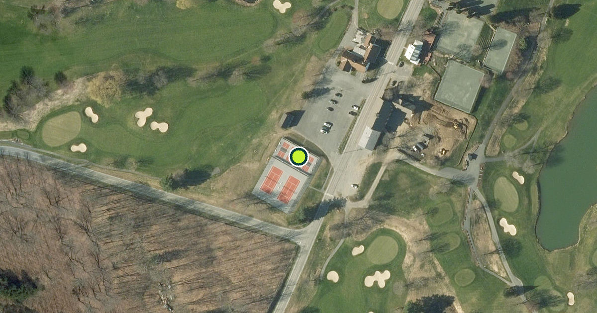 Satellite view of Hartford Pickleball Courts