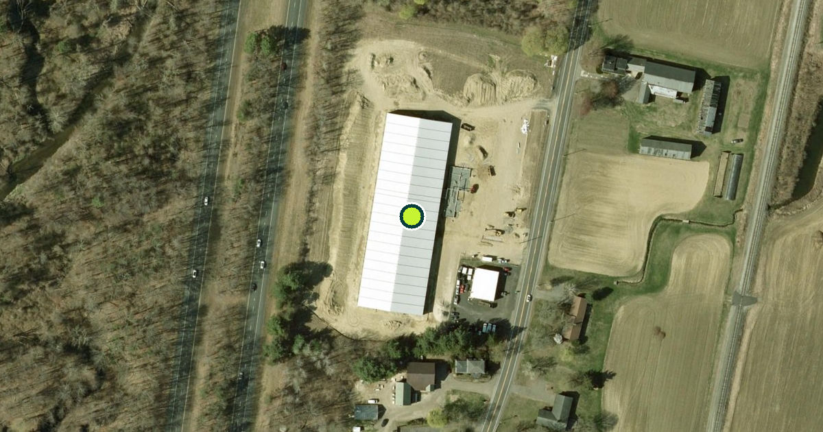 Satellite view of Hatfield Rally House