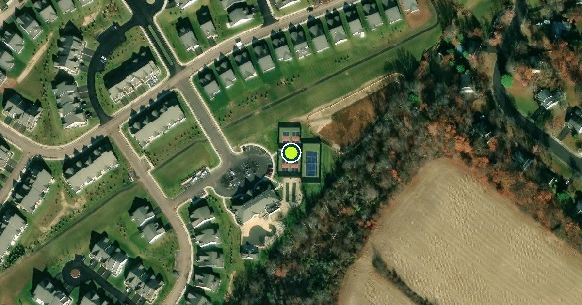 Satellite view of Hatfield Township Pickleball Courts