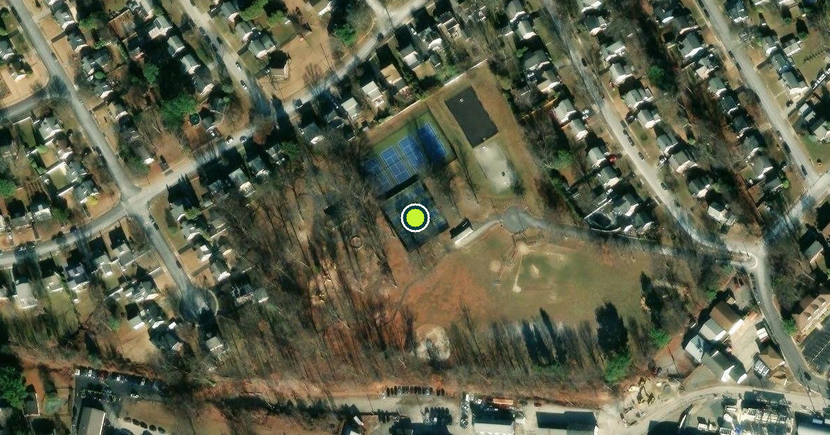 Satellite view of Haverford Township Pickleball Courts