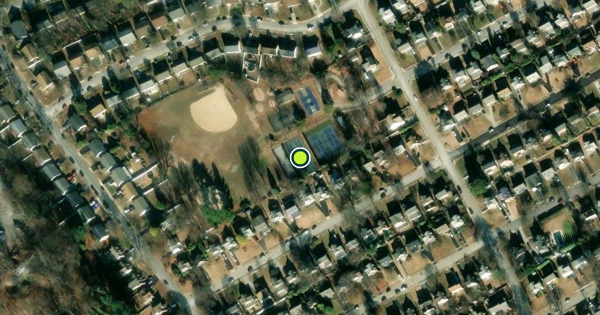 Satellite view of Haverford Township Pickleball Courts