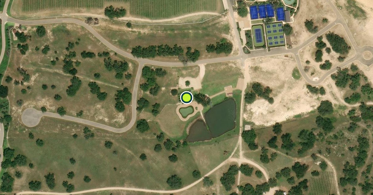 Satellite view of Hays County Pickleball Courts