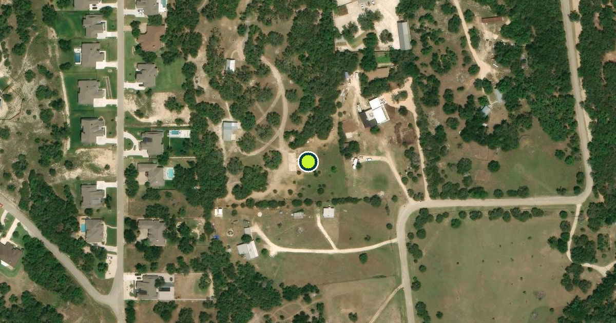 Satellite view of Hays County Pickleball Courts