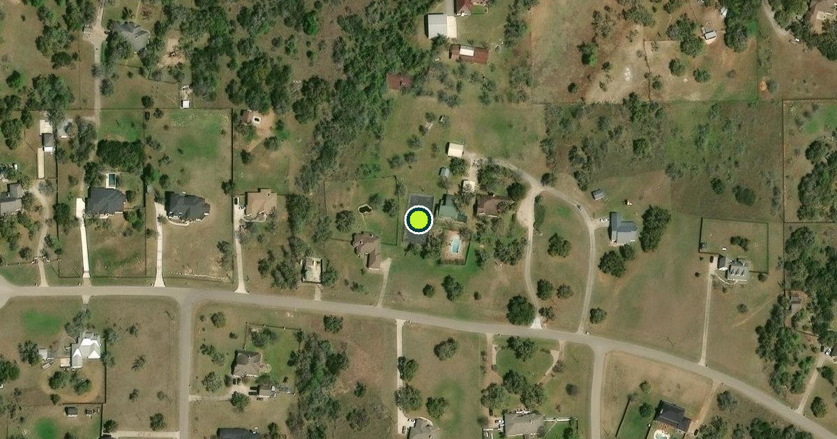 Satellite view of Hays County Pickleball Courts