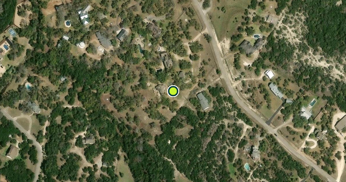 Satellite view of Hays County Pickleball Courts