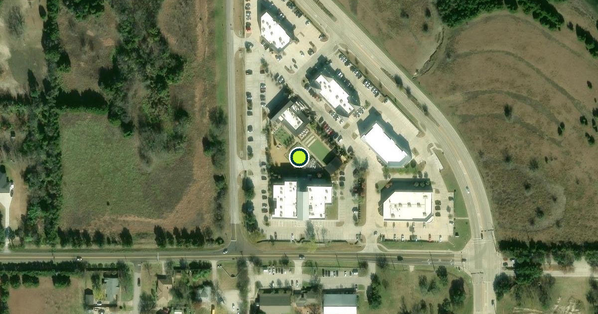 Satellite view of Heath Pickleball Courts