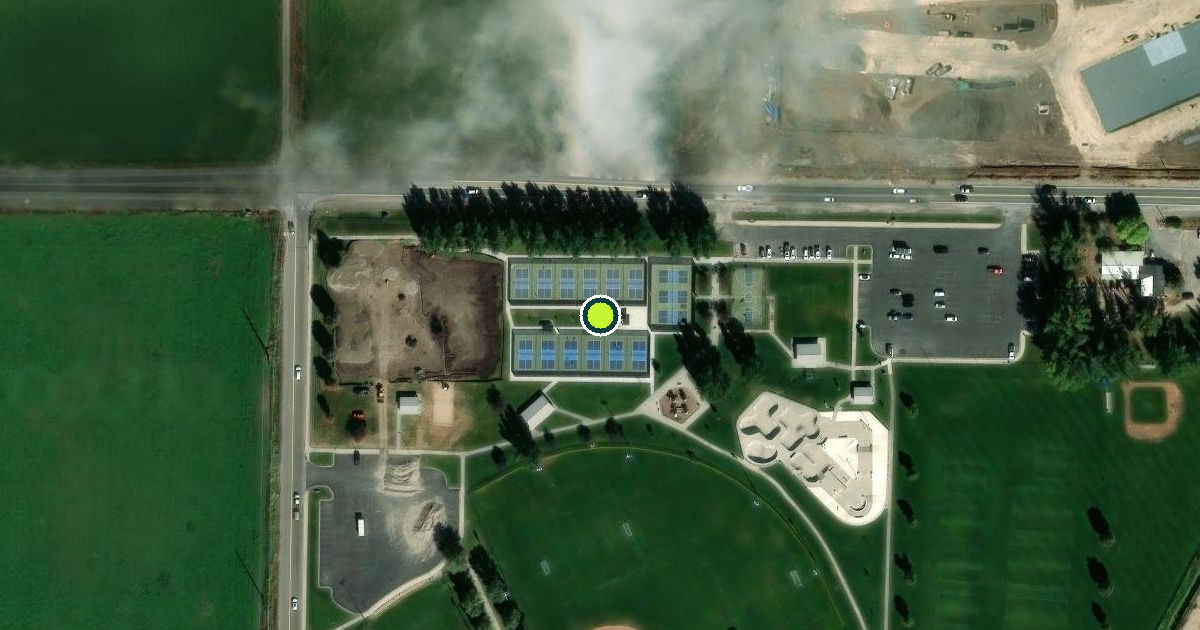 Satellite view of Heber Pickleball Courts
