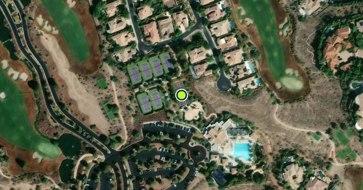 Satellite view of Henderson Pickleball Courts
