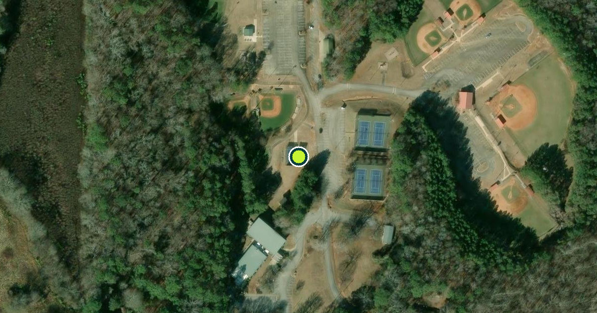 Satellite view of Henry County Pickleball Courts
