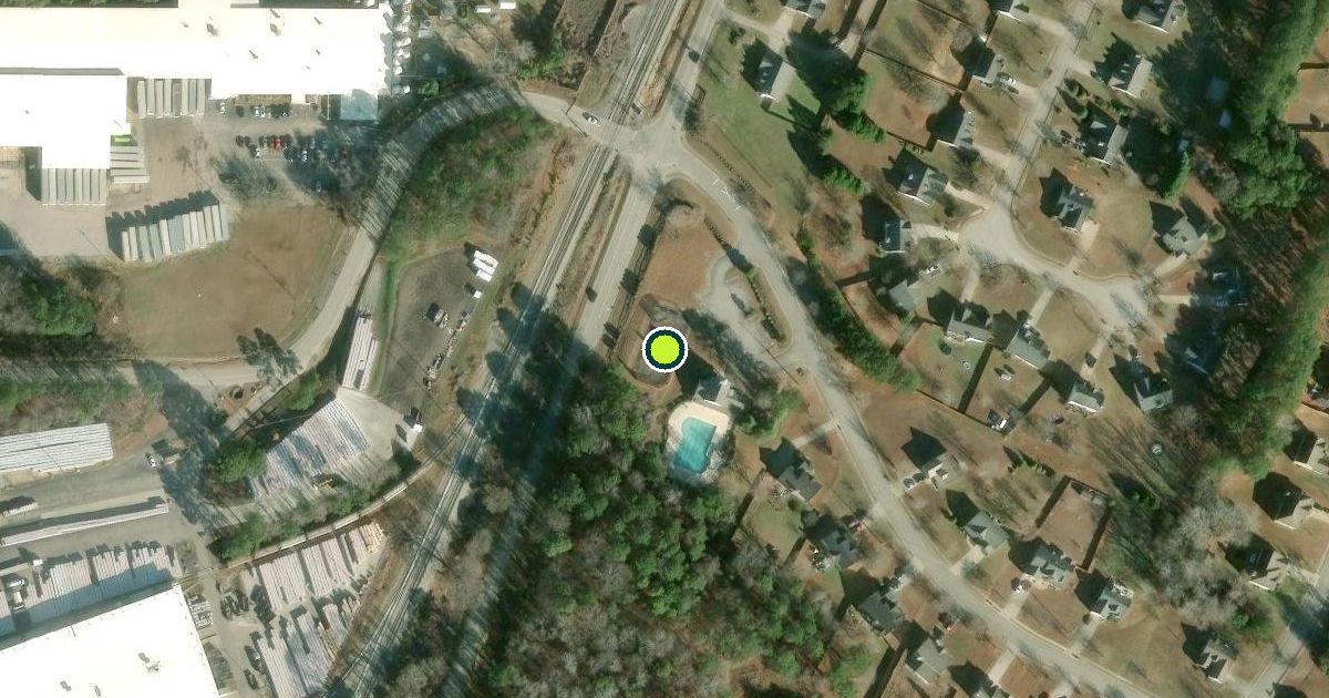 Satellite view of Henry County Pickleball Courts