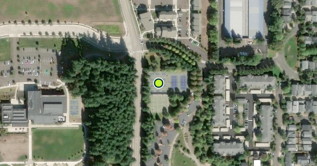 Satellite view of Hidden Creek East Pickleball Courts